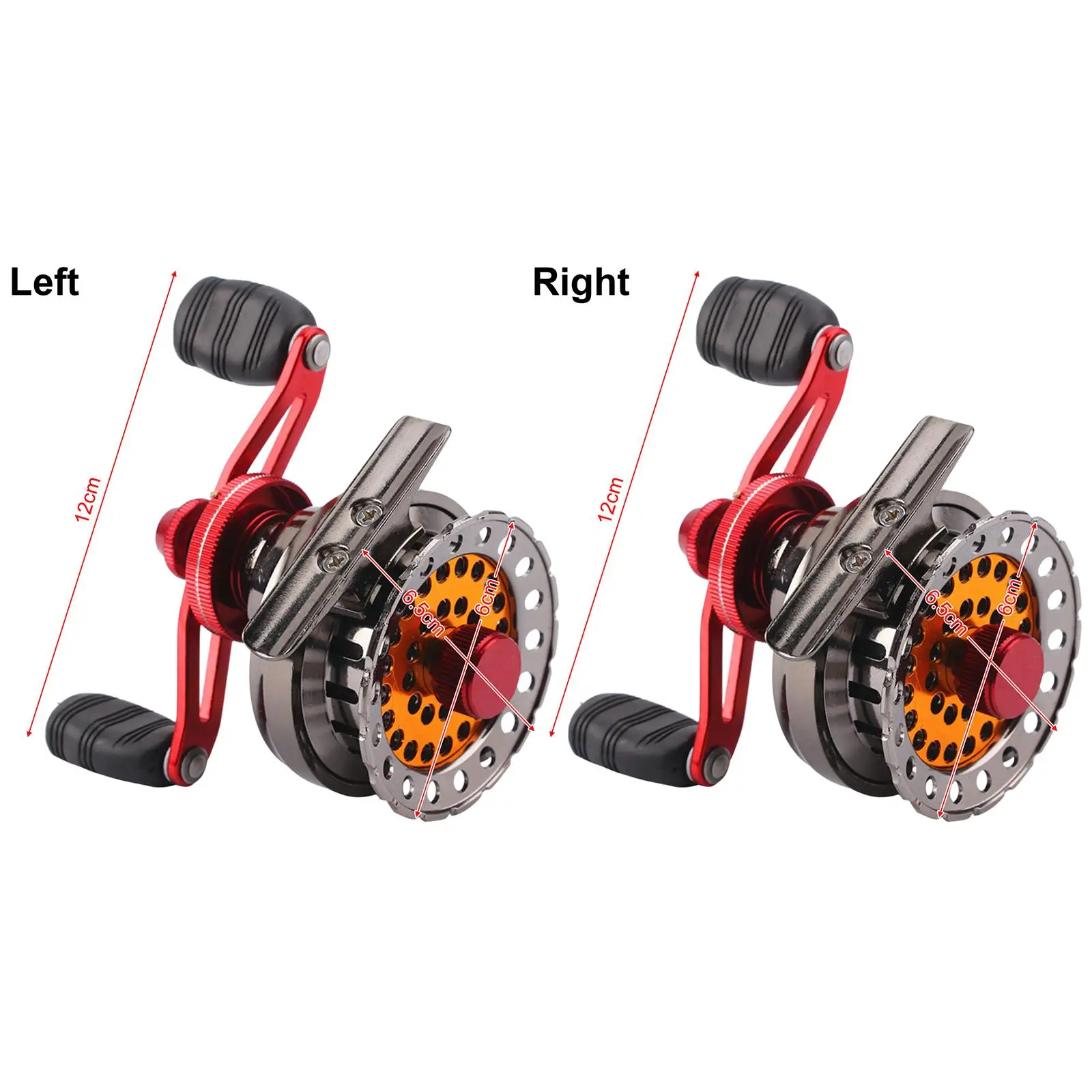 Ultralight Fly Fishing Reel Wheel 2. 6: 1 Gear Ratio Accessory Metal Spool