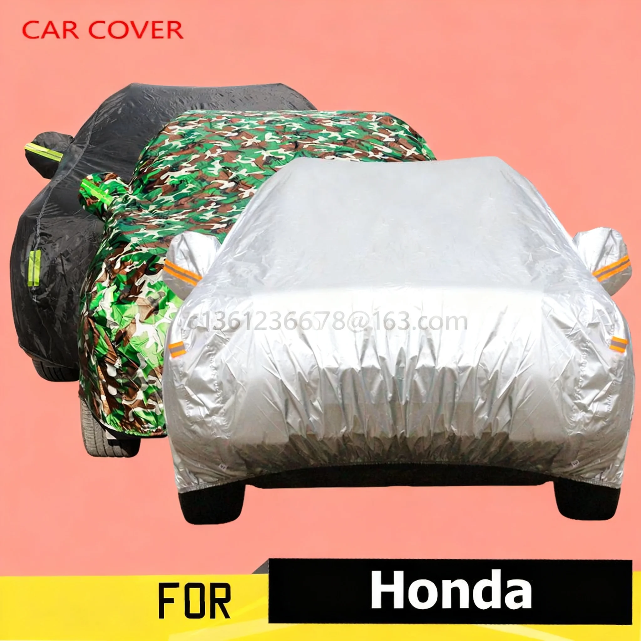 Car Cover Suitable for Honda Airwave Stream Insight CR-V City Elysion Ciimo Spirior Series, Sun Protection, Rain and Snow