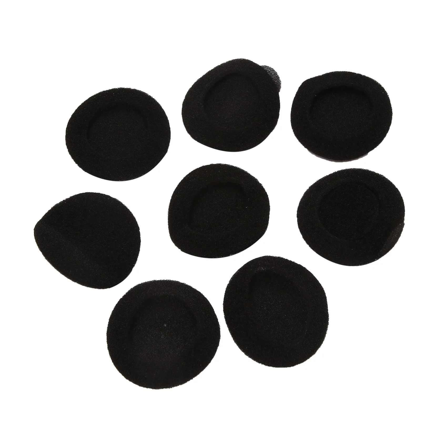 4 Pair 55mm Replacement Earphone Pad Covers for Headset Headphone Black