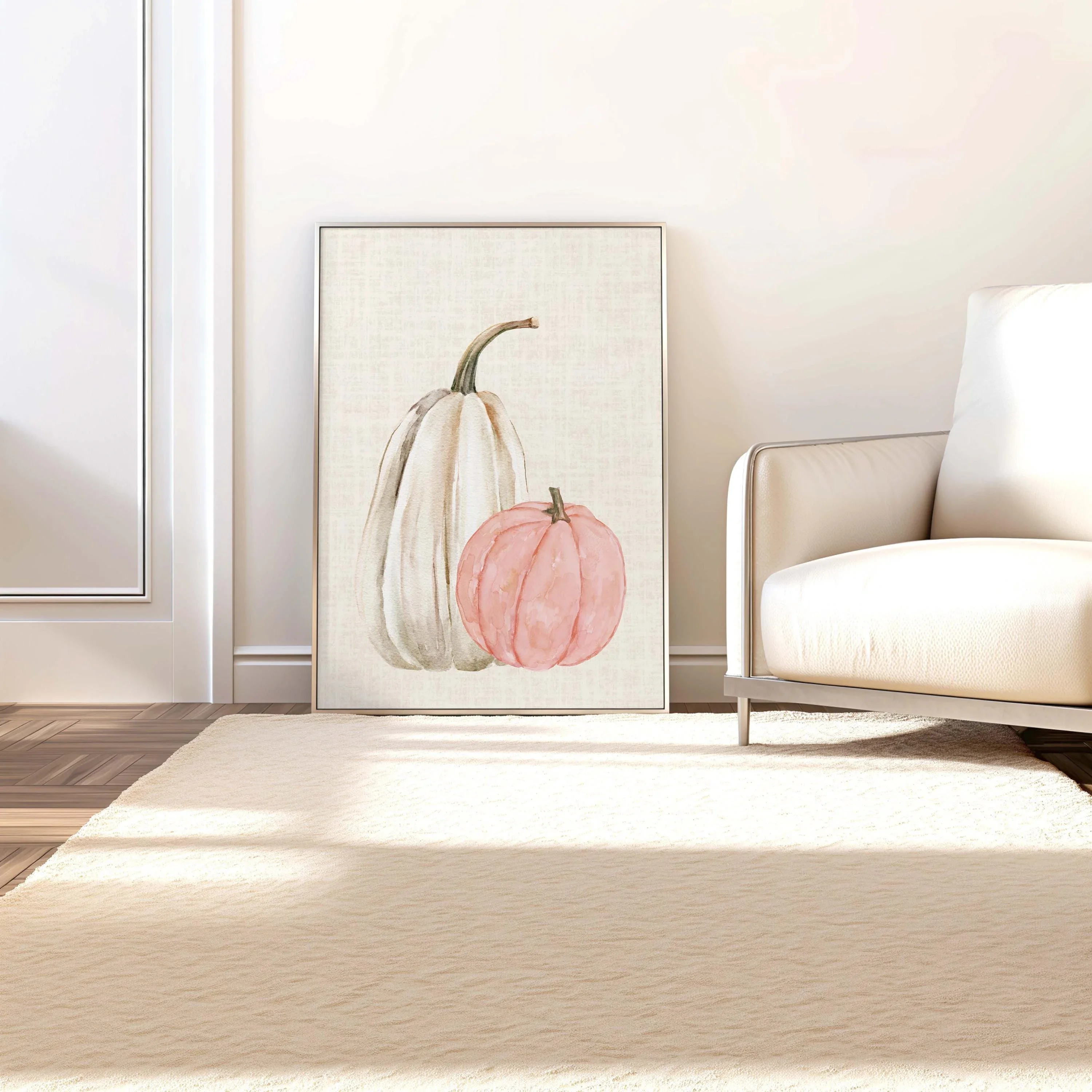 Fall Wall Art Pink Autumn Gallery Poster Bundle Thanksgiving Wall Art Hello Fall Printable Pumpkin Spice Fall Leaves Gift Poster