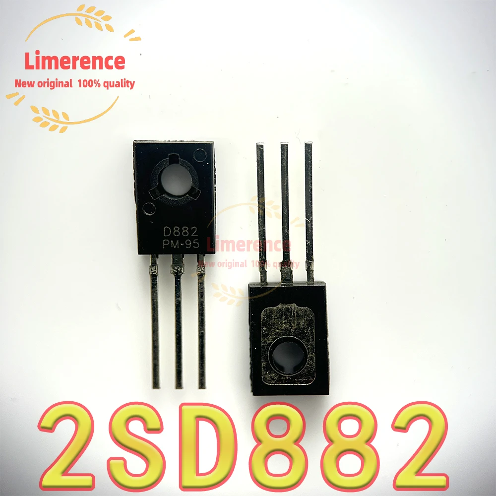 50PCS D882 TO126 2SD882 TO-126 882 New and Original IC Chipset 