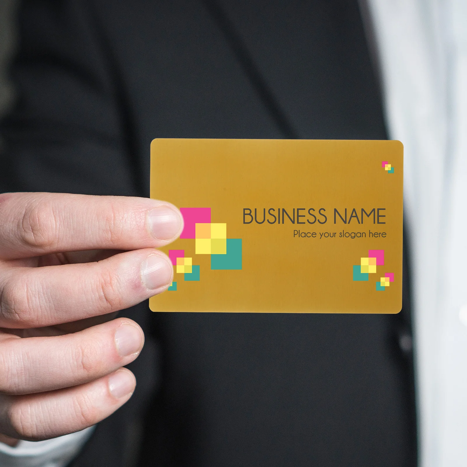 

8 Pcs Aluminum Business Card Blanks Cards Printable Engraving Name Aluminium Visiting for