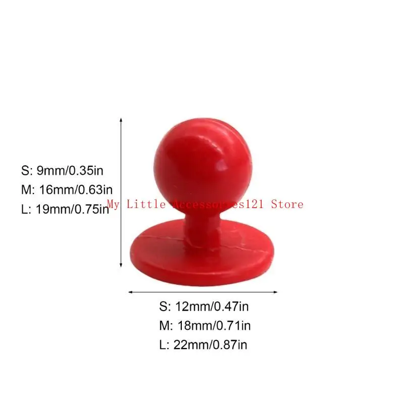 100Pcs Chefs Round Buttons Nylon Chefs Clothing Ball Buttons For Culinary Professional Clothing Button Replacement