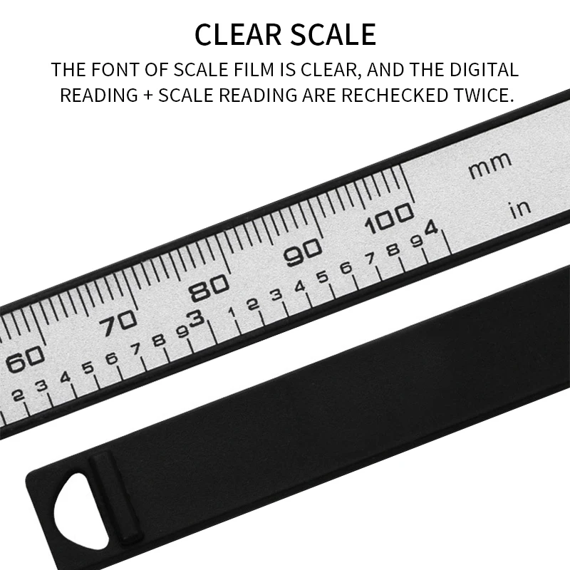 Digitale Elektronische Schuifmaat 150Mm Tattoo Wenkbrauw Ruler Meten Lcd Microblading Micrometer Meting Betekent