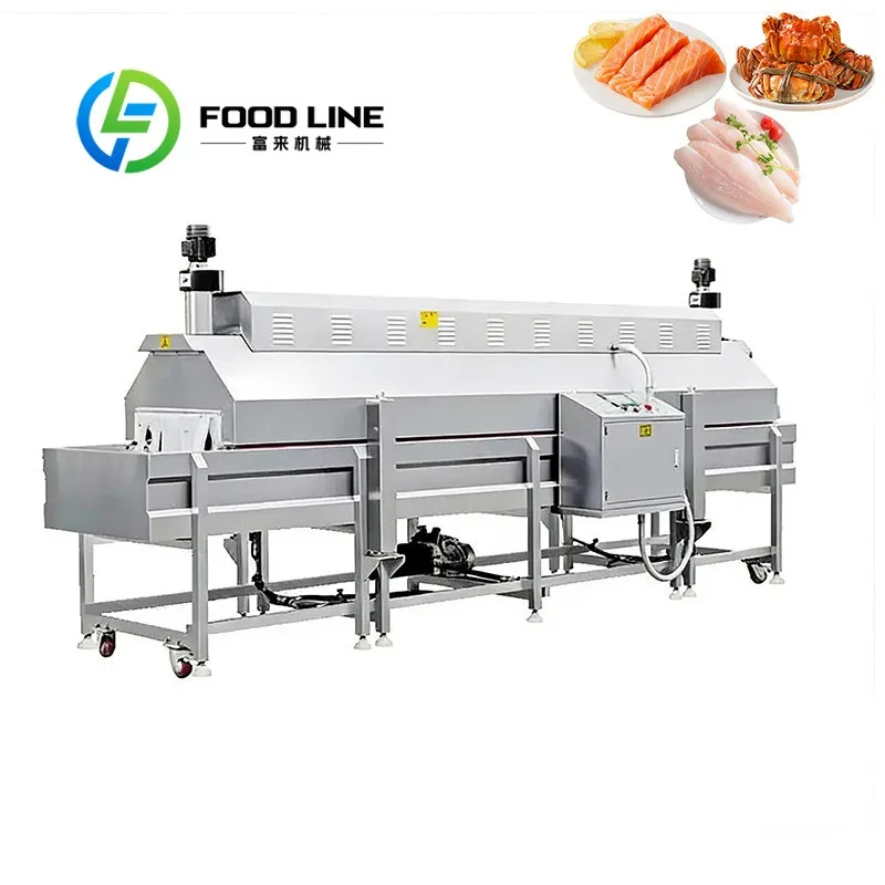 Industrial Blast Freezer Tunnel Wide Access Maintenance Doors Simplify Internal Evaporator And Belt Inspection Repair Work