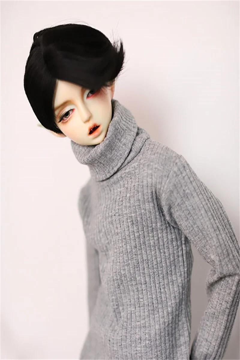 BJD doll clothes suitable for 1/31/4 SD17 POPO68 new base coat Striped turtleneck collar pit thin sweater winter men and women