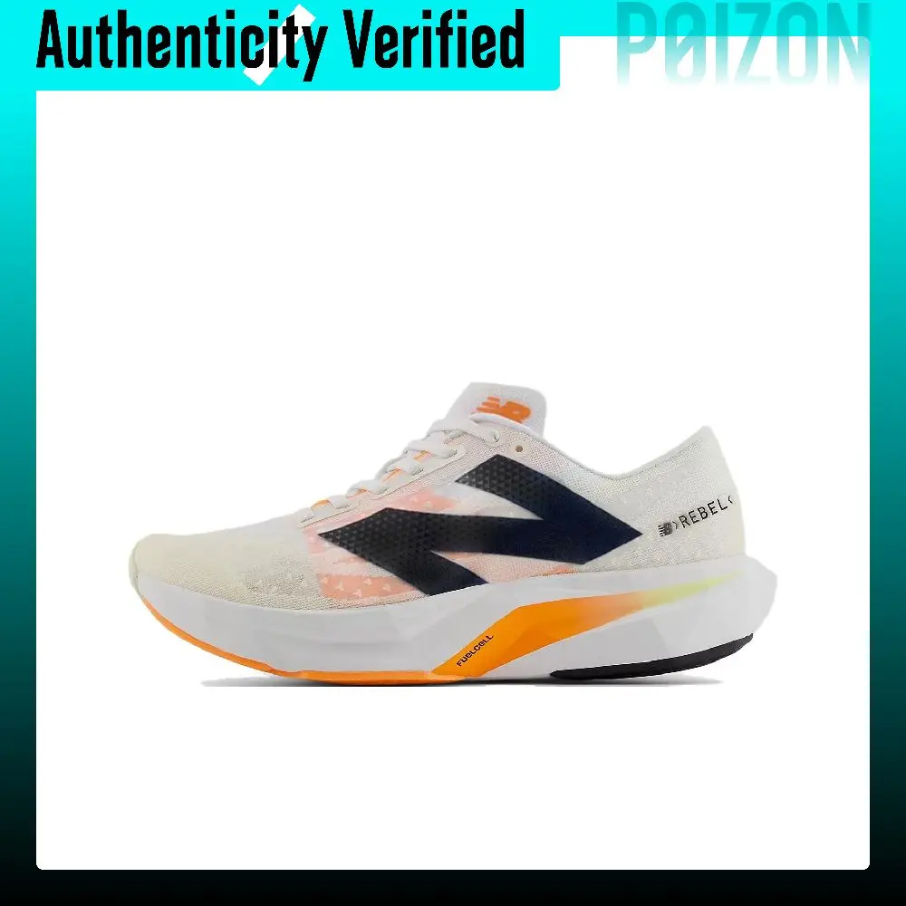 New Balance Rebel V4 Running Shoes Women's Low-top White/Orange/Black WFCXCN4