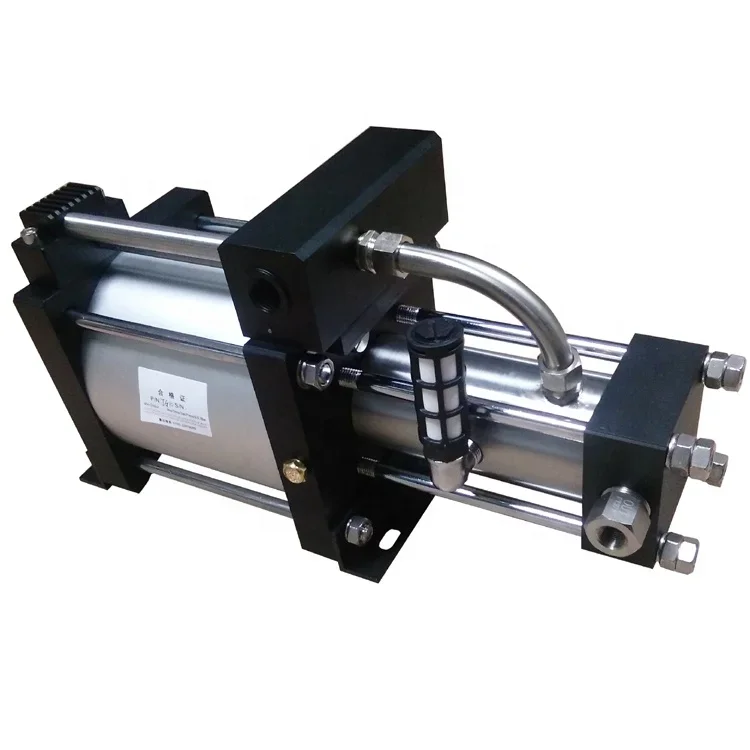 30 Years Factory 25:1 Ratio High Pressure  Automatic Booster Air Cylinder Pneumatic Pump