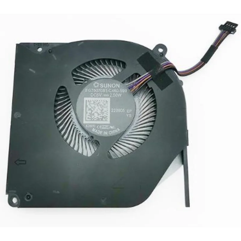 Original CPU Cooler Fan for SUNON EG75070S1-C460-S99 DC5V 2.50W Laptop Fan