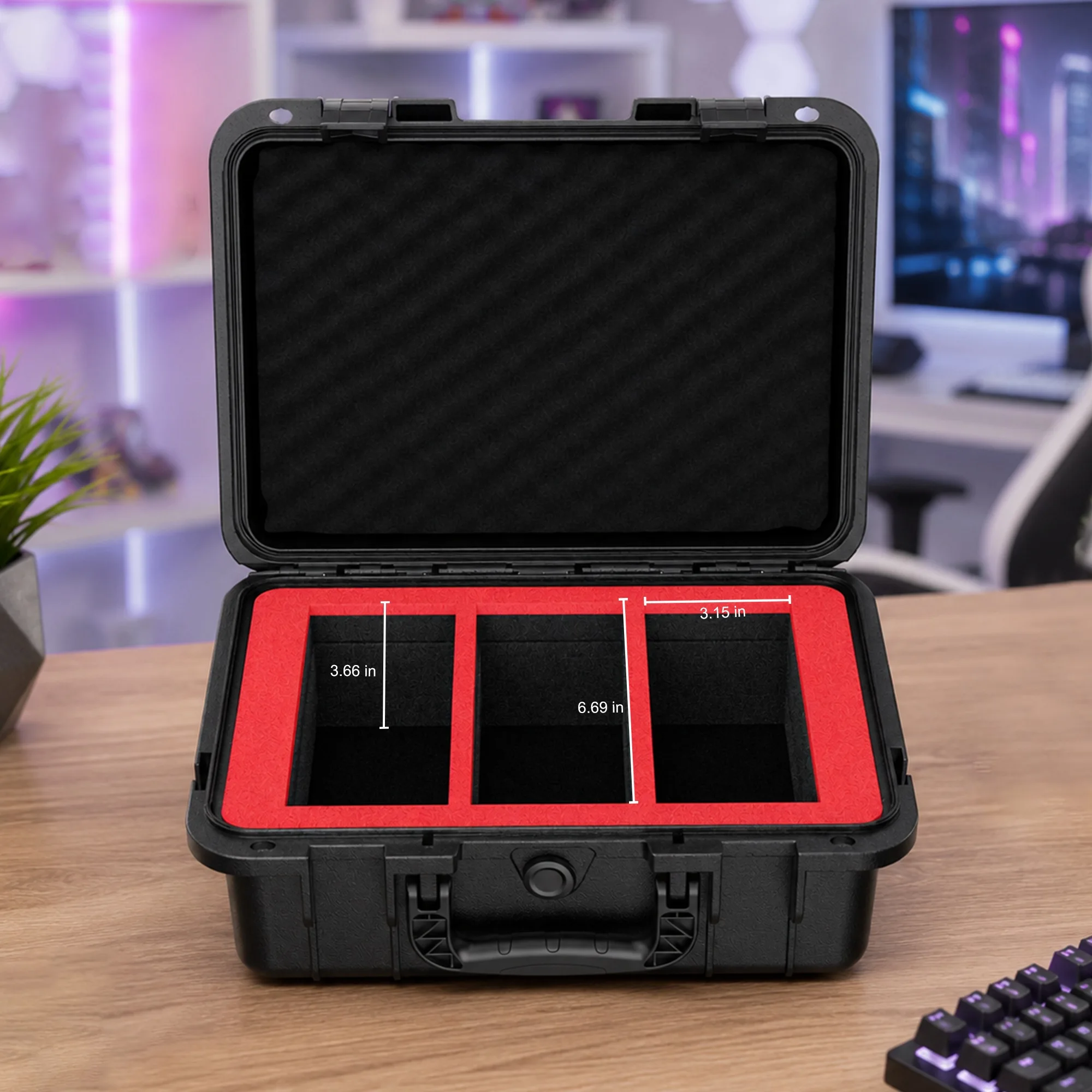 Waterproof Game Card Storage Case For 400+ Cards Game Card Hard Shell Storage Box OExtra-Large Game Card Organizer Accessories