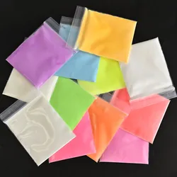 10g/Bag Fluorescent Powder Luminous Nail Glitter Glow In Dark Phosphor Neon Dust Long-Lasting Luminous Chrome Pigment for Nails