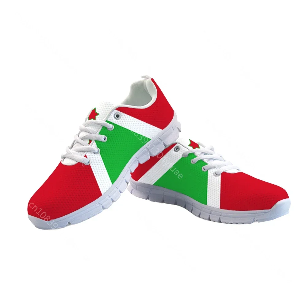 Burundi Free Custom Made Name Number Bdi Country Nation Flag Bi French Burundian Print Photo Logo Mesh Casual Shoes