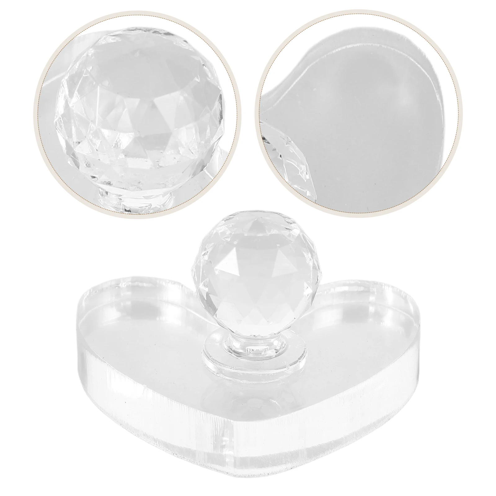 تصميم قلب لختم الضغط على أحمر الخدود لملحقات أداة تطبيق مسحوق المكياج المدمجة