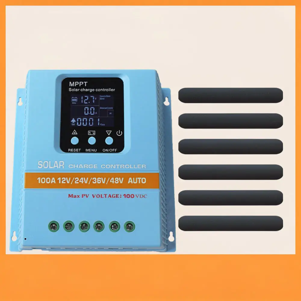 Smart 100A MPPT Solar Regulator 12V 24V 36V 48V Auto Sensing Charge Controller For PV Off Grid Energy Storage Solution