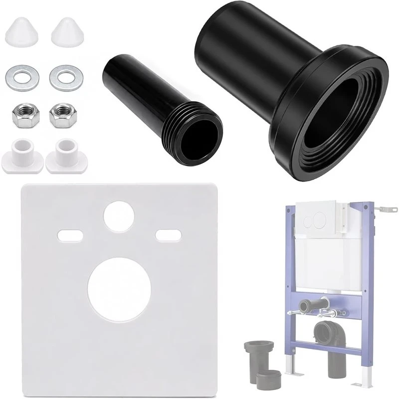 ABMO Toilet Connection Set Soundproofing For Geberit Model 152.426.46.1, Fits For PE Pipes 90Mm/110Mm Diameter
