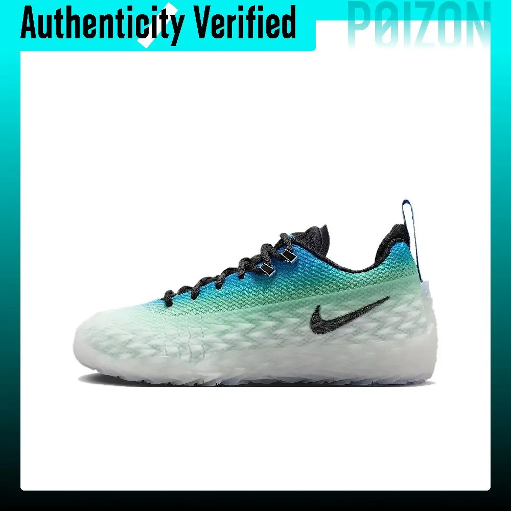 Nike S.T. Charge Basketball Shoes Men's Low-top White Blue Green IW1897-101