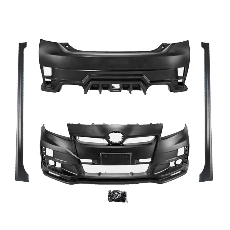 High Quality Car Body Kits Front Bumper Rear Bumper and Side Skirts for Toyota Prius 2008-2013 Car Bumpers
