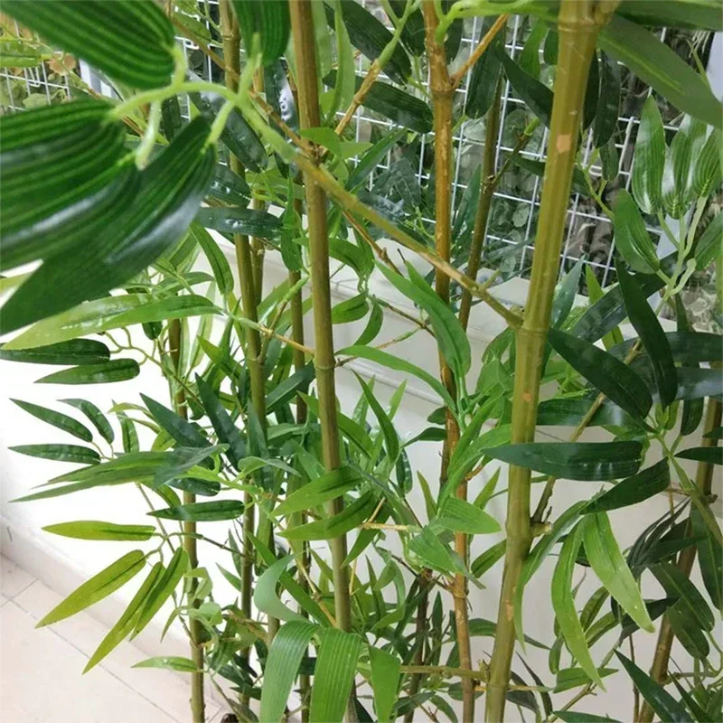 10pcs 150CM 180CM 200CM 250cm Simulated Fake Bamboo Green Plant Artificial Landscape Indoor Decorative bamboo potted plants