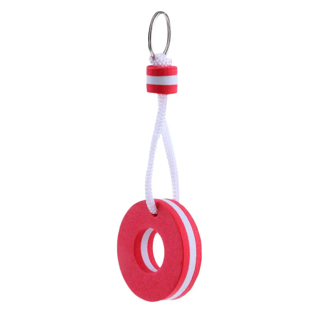 

MagiDeal Boat Floating Key Chain Storage Keychain Marine Keys Holder- Red Buoy Shaped