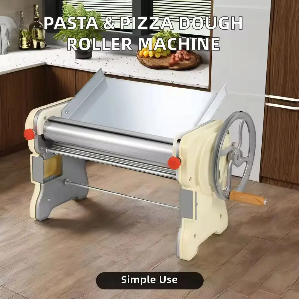 Commercial Automatic Dough Roller Sheeter Kneader, Bakery Pizza Bread Pastry Dough Press Rolling Machine