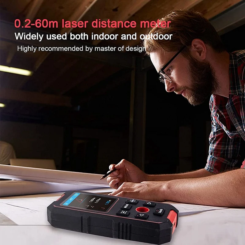 NF-518S Wall Scanner Wire Metal Detector,Wall Detector Center HD LCD Display With 3 In 1 Professional Electronic Sensor