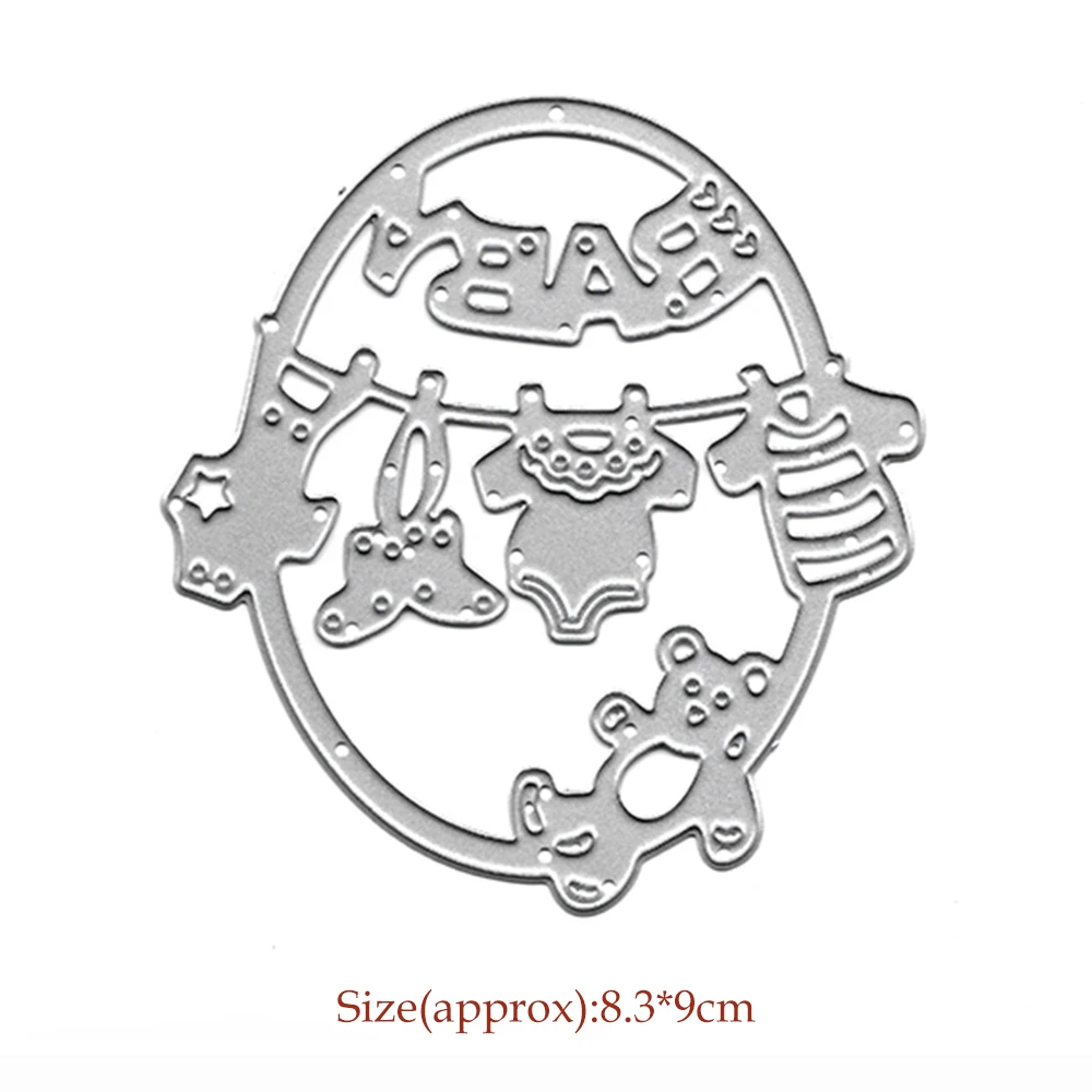 Baby Carriage Metal Cutting Dies Scrapbooking Embossing Folder for Card Making Craft Mold Photo Alum DIY Slimline Dies