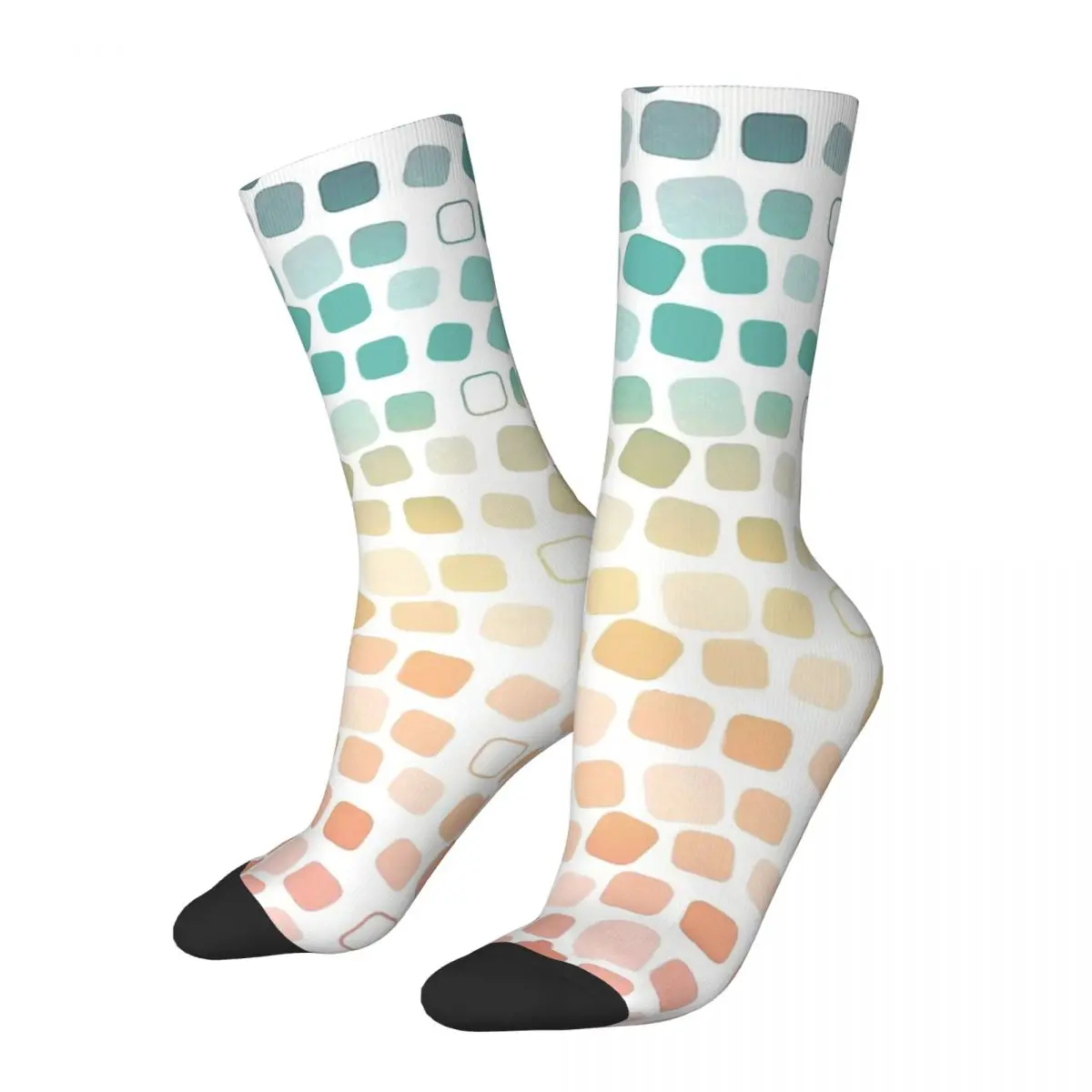 

Square Pattern Geometric Patterns Socks Sports 3D Print Boy Girls Mid-calf Sock