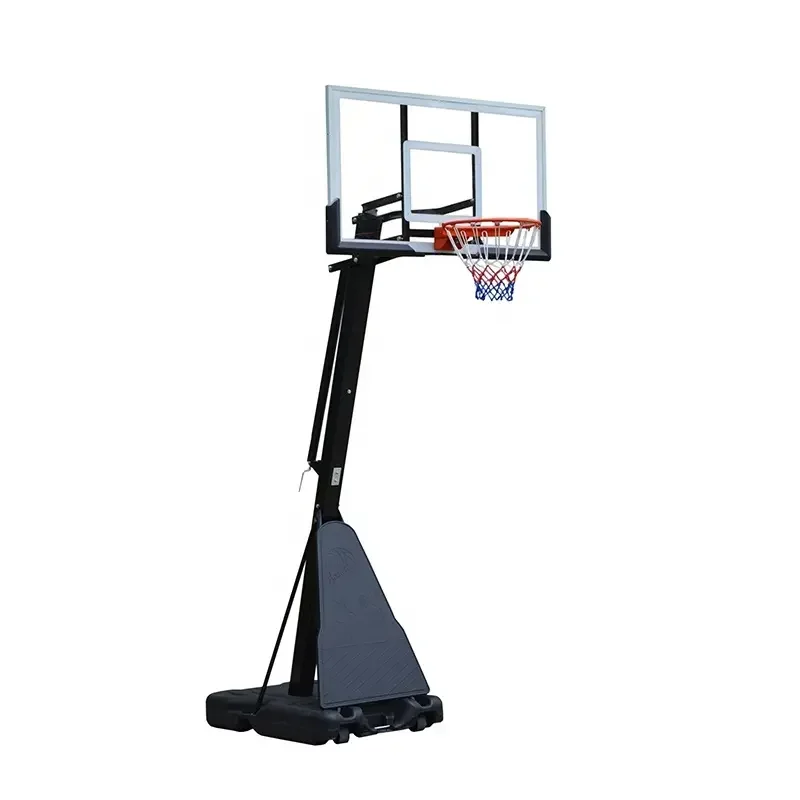 

Fashionable Basketball Hoop Stand Indoor Outdoor with Crank Handle for Height Adjustment and Thicker PE Base