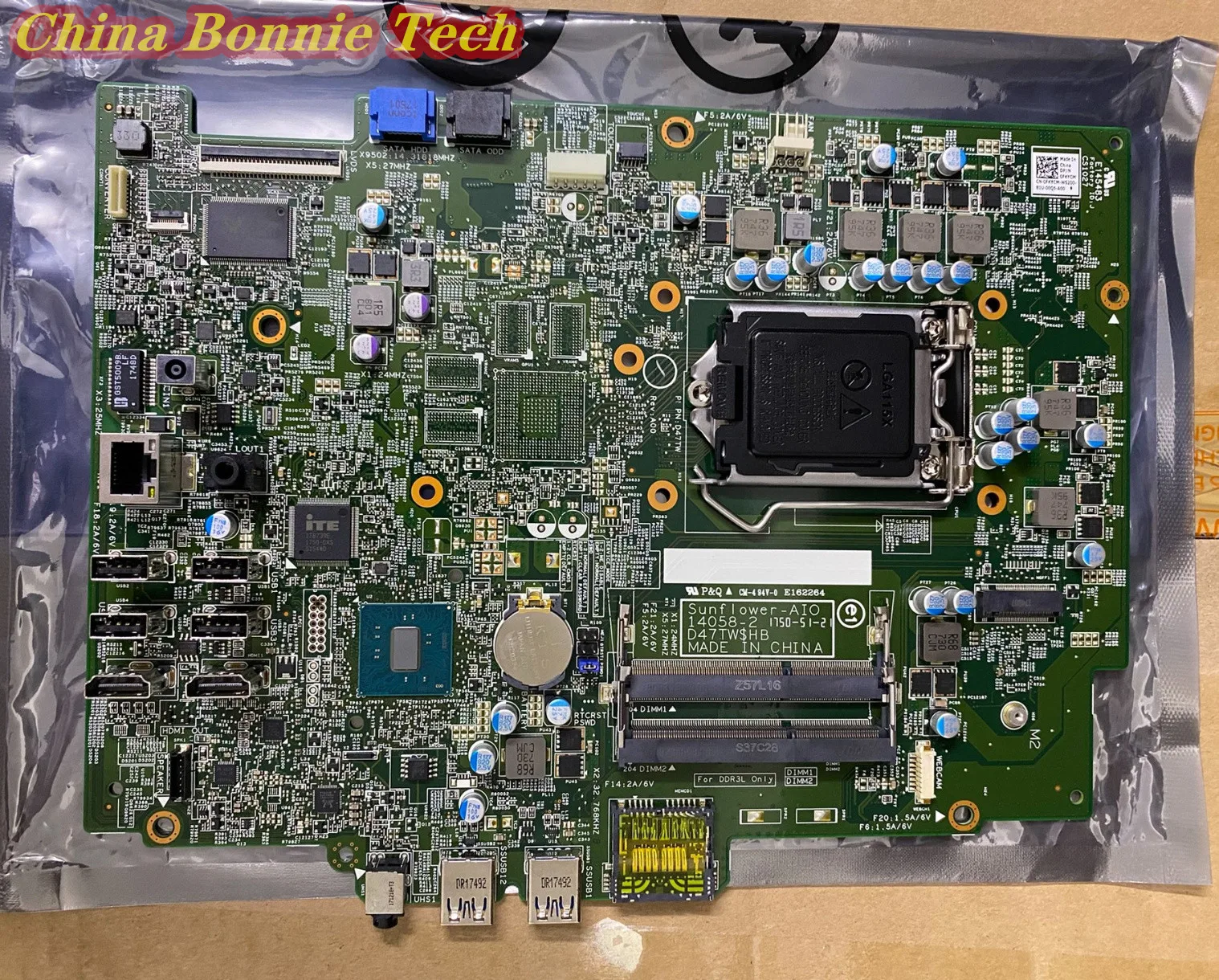 14058-2 D47TW untuk DELL Vostro 5460 5488 Sunflower AIO Motherboard