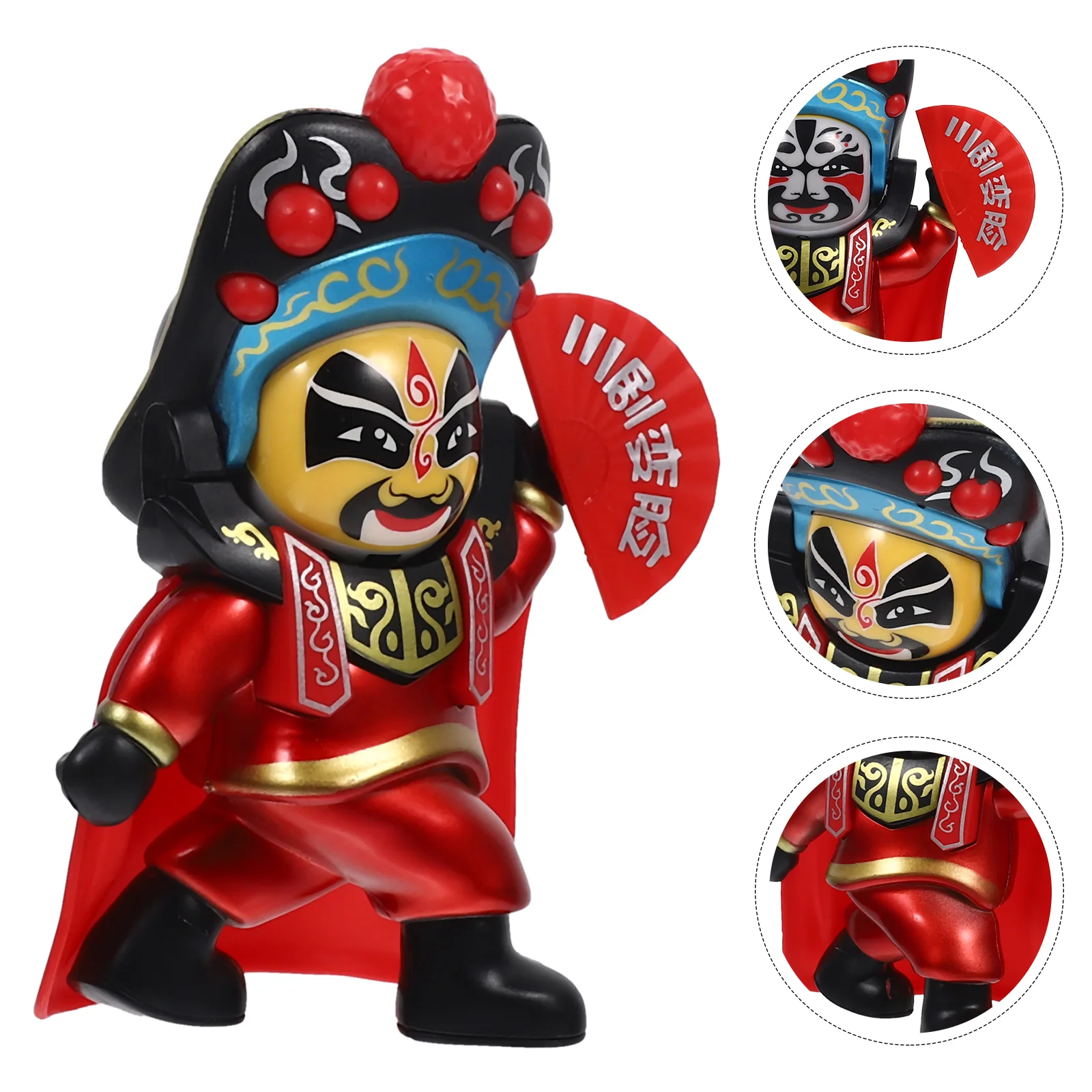 Sichuan Opera Face Changing Peking Souvenir Hair Chinese Style Plastic Child Toys