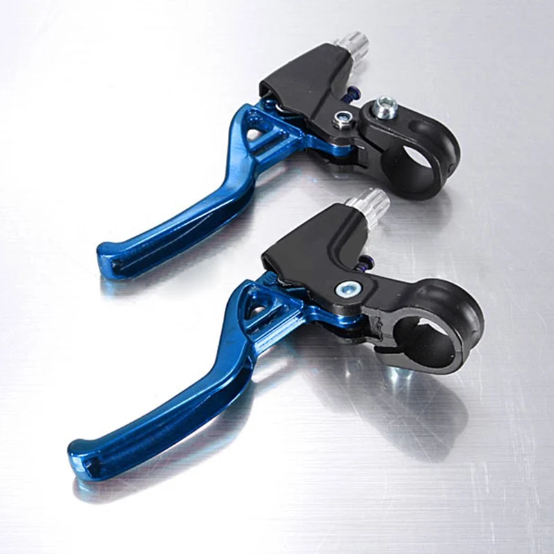 

Bike Brake Levers 4 Bicycle Parts Brake Colors Cycling Lightweight Aluminum 2Pcs MTB Alloy Fit 2-Finger Kit Part
