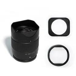 Hard Plastic Bayonet Square Lens Hood for Viltrox 40mm F2.5 56mm F1.7 20mm F2.8