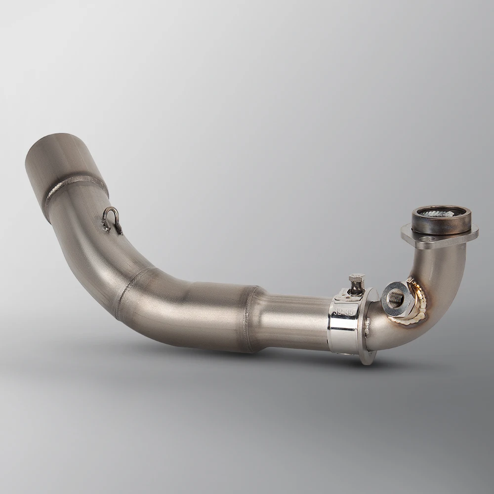 Slip On For Vespa GTS300 GTS 300 2007- 2020 Exhaust System Front Middle Link Pipe Escape Moto Scooter Racing Exhaust Pipe