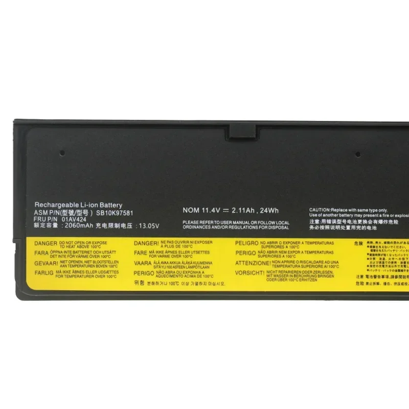 T470 Laptop Battery for Lenovo ThinkPad T470 T480 T570 T580 P51S P52S 01AV427 01AV428 01AV423 SB10K97580 61 /61+ 24Wh  4400mAh