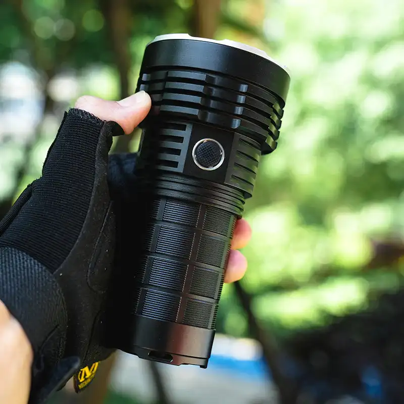 HaikeLite HT50 PRO 4*G50 LED Flashlight 8000LM High Lumen 1600M Long Range Torch