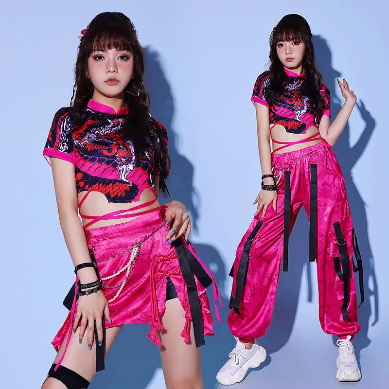 Jazz Dance Girl Troupe Costume cinese adulto China-Chic Dance Hip Hop coreano Dance Singing Suit Performance Costume