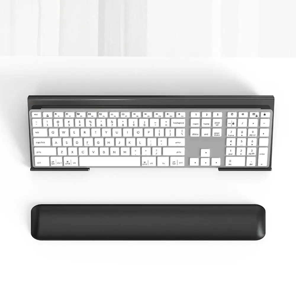 Clear Acrylic Acrylic Keyboard Stand Durable Removable Desktop Keyboard Tray Waterproof Ergonomic Computer Keyboard Holder