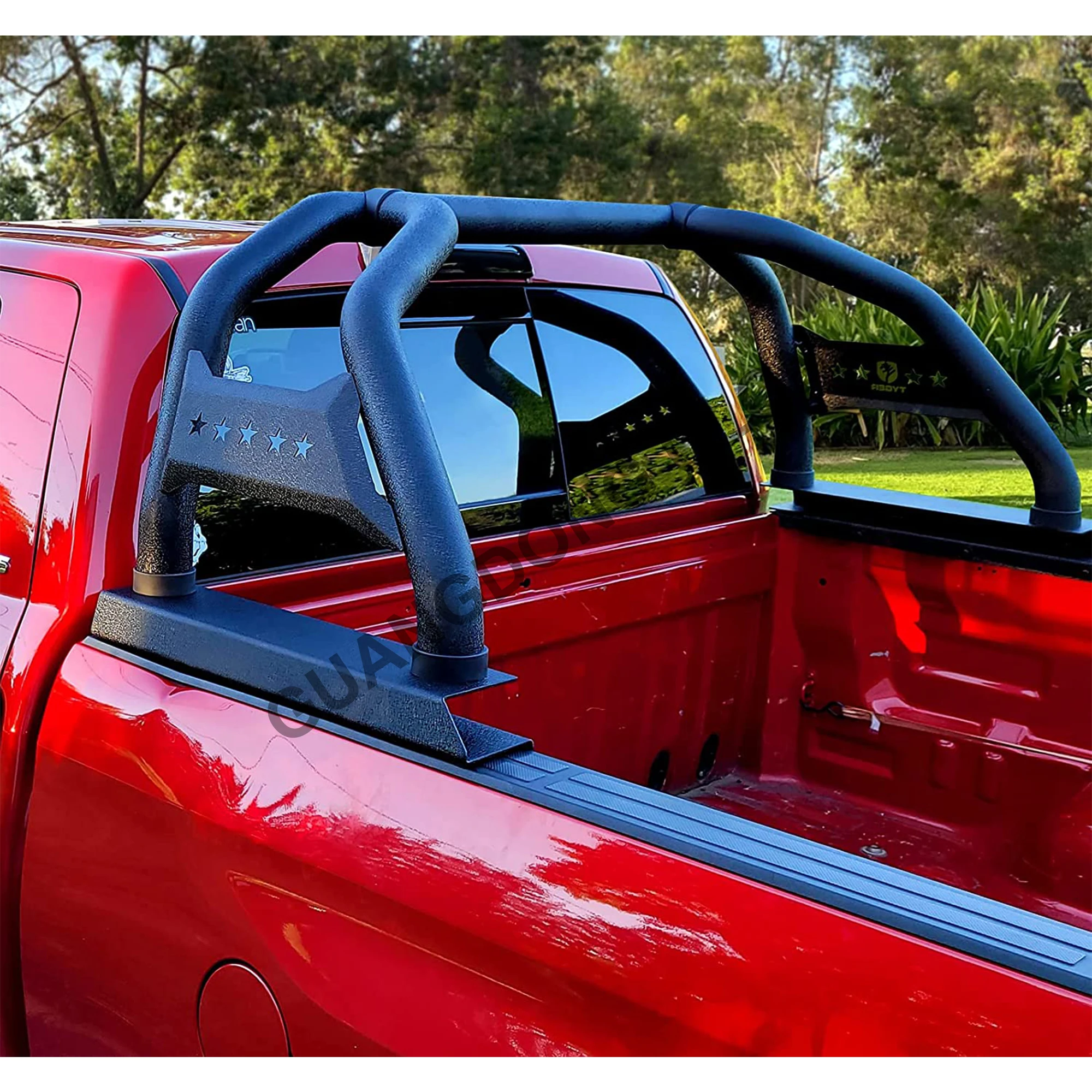 Barra deportiva para coche, barra antivuelco de acero compatible con Ram 2002-2018 1500/2019-2023 Classic 5,5'Bed/ 2004-2023 F-150/ 2007-2021 Tundra con cubierta de cama