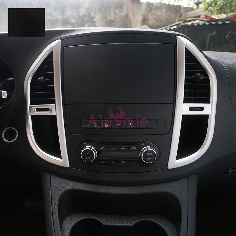

Middle Control Air Conditioner Cover For Mercedes Benz Vito W447 2014-2017 AC Outlet Vent Overlay Panel Kit Trim Accessories