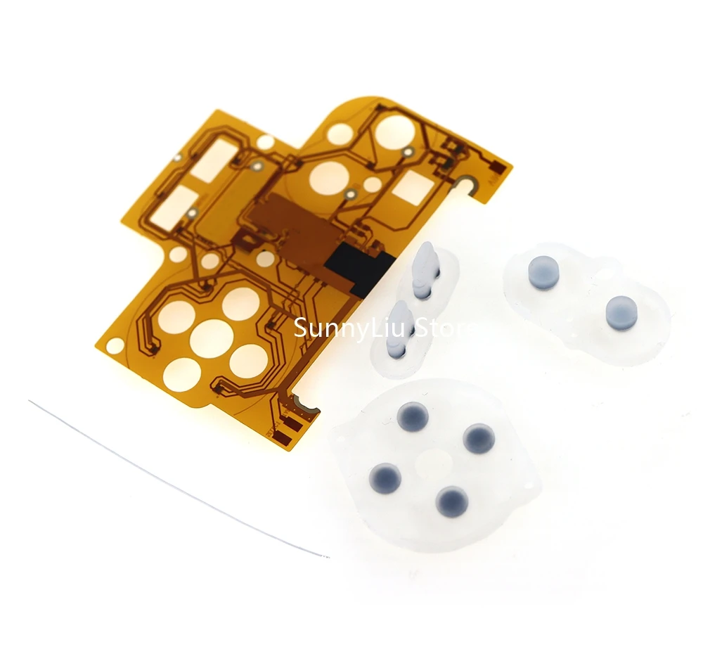 Kit di luci a bottone a LED di ricambio per GameBoy Color LED Light Ribbon Board Kit di modifica del colore della luce del pulsante fai da te per GBC