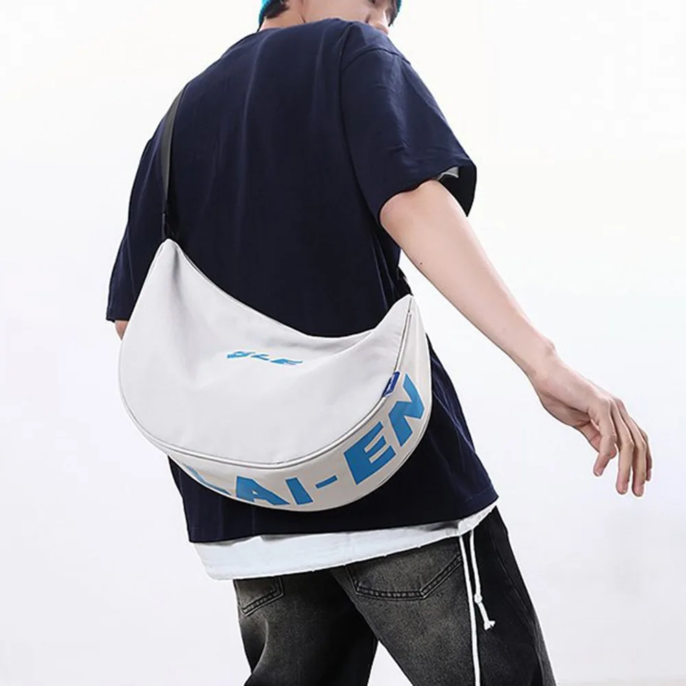 

Нейлоновая сумка через плечо большой вместимости, многофункциональная уличная одежда, повседневная нагрудная сумка, легкий вес для поездок на работу