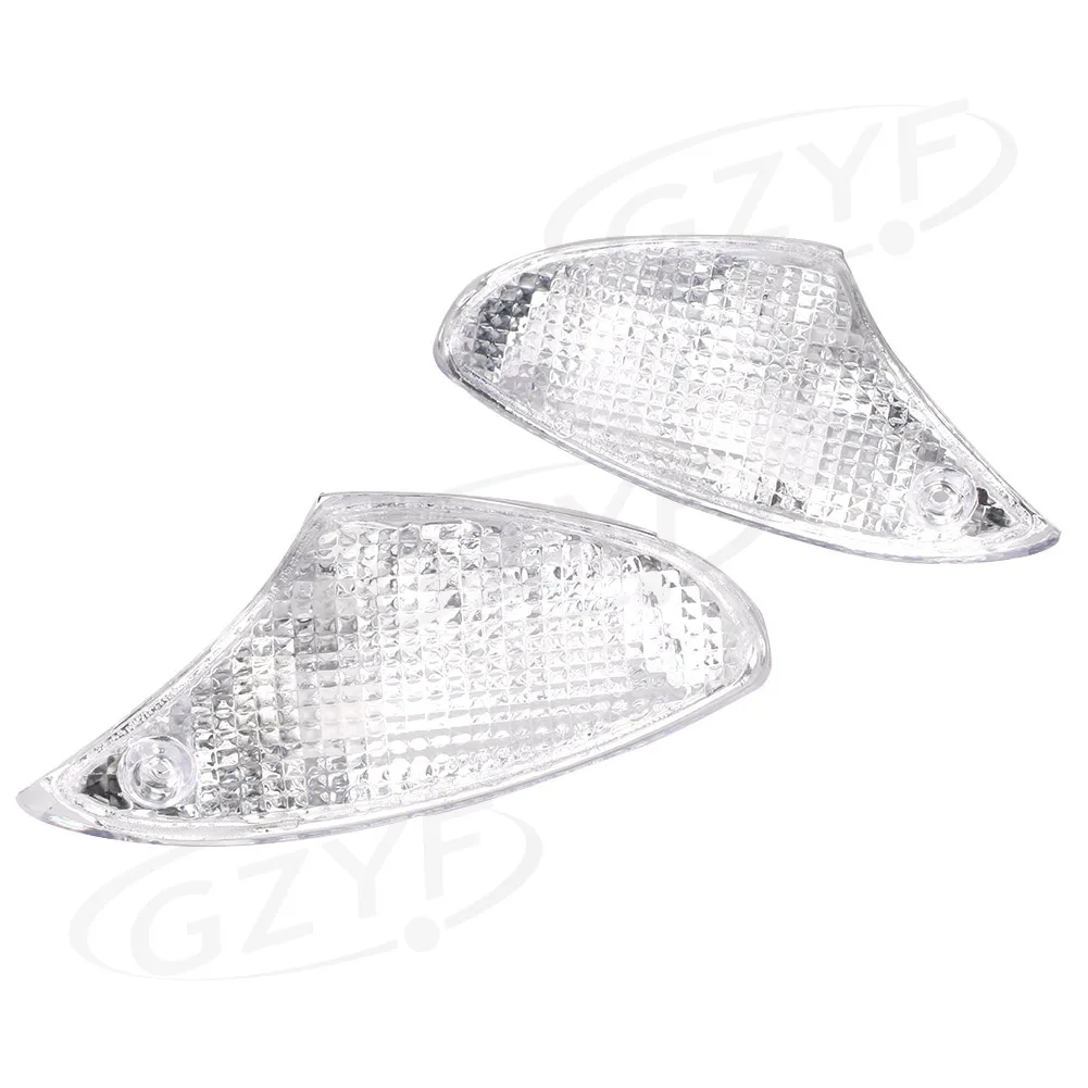 2Pcs For BMW K1200S K1300S All Years Motorcycle Front Turn Signal Lamp Indicator Blinker Light Lens Cover Housing