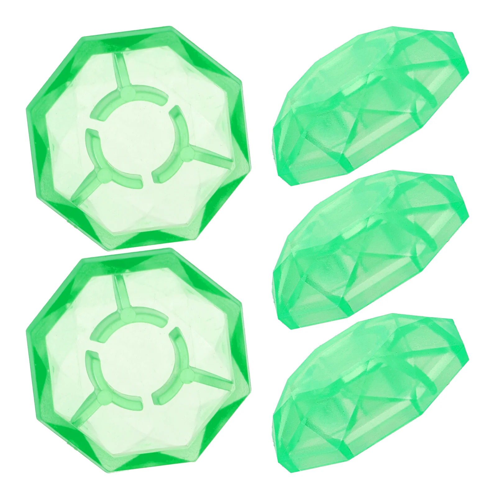 

5 Pcs Stepping on The Nail Cap Footswitch Button Pedal Covers Effect Topper Guitar Plastic