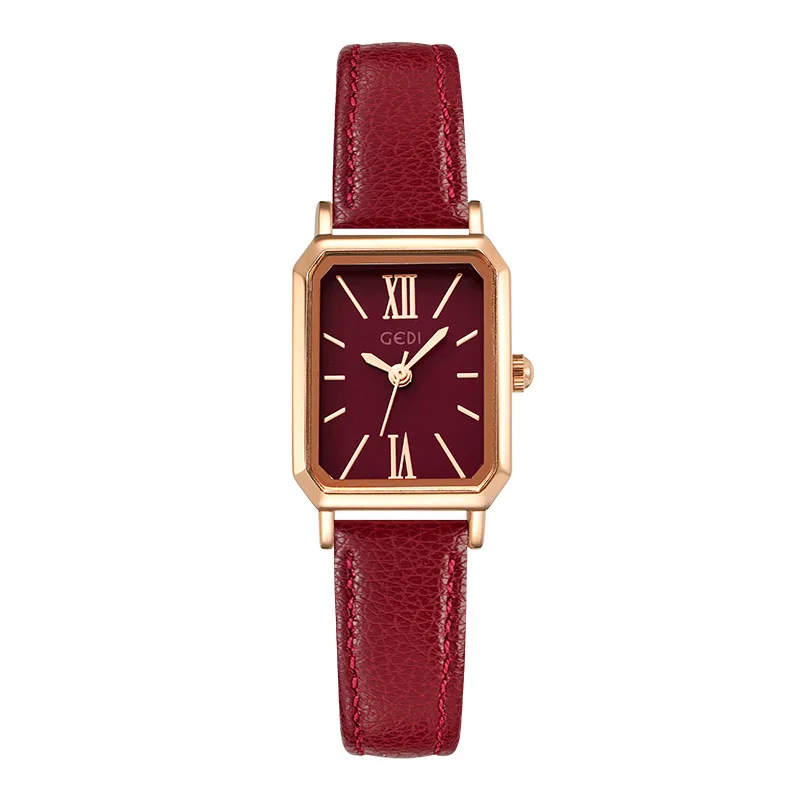 Einfache Luxus frauen Uhr Koreanische Version Student Platz Retro Temperament Wasserdichte Weibliche Mode Quarz Uhren Geschenk