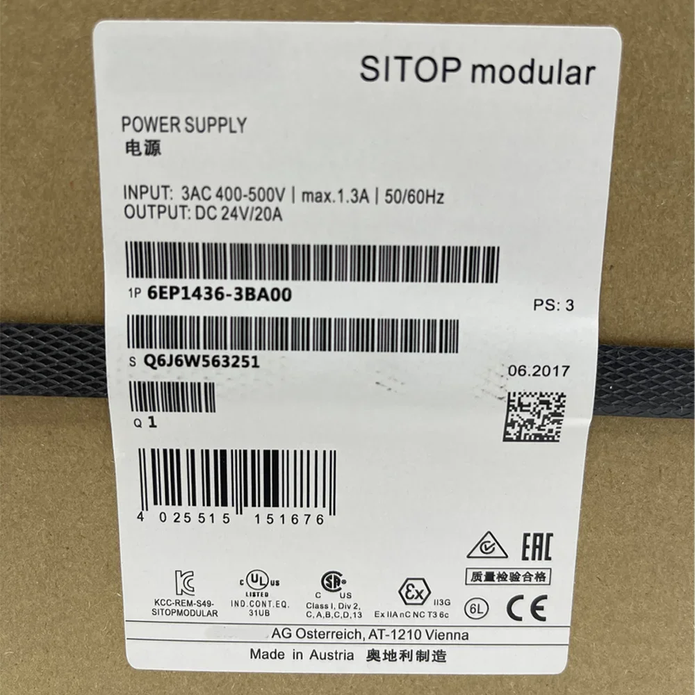 6EP1436-3BA00 PLC Controller Brand New Original Spot PLC Programming Controller Warehouse Stock 6EP14363BA00