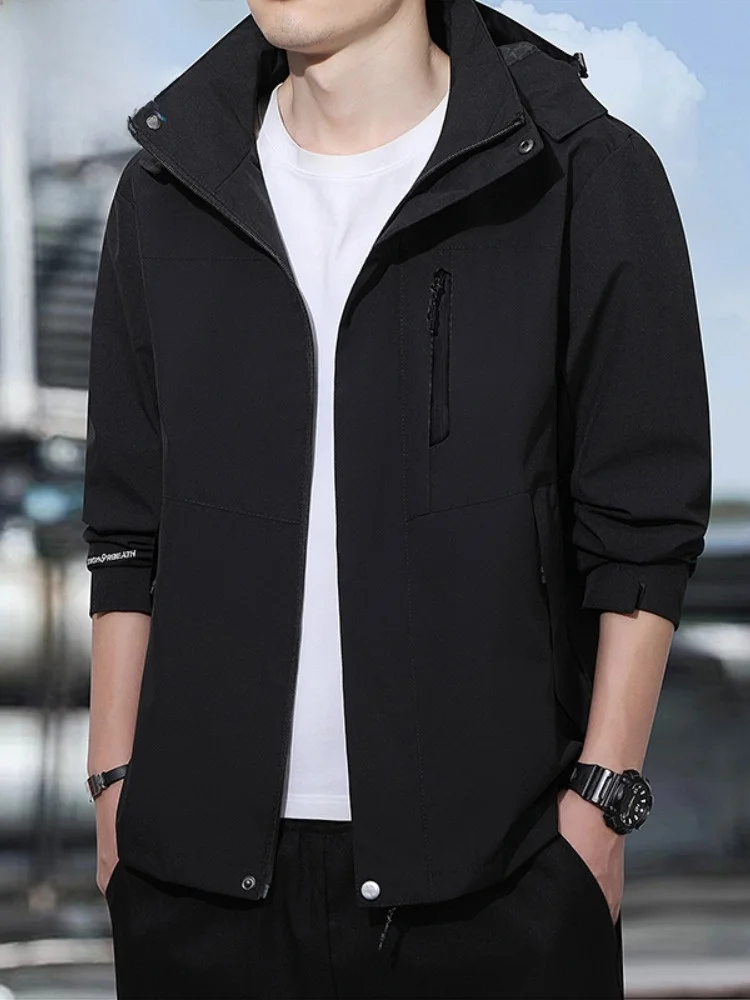 

Мужская демисезонная куртка Paul с капюшоном для активного отдыха, бега и велоспорта, ветрозащитная, с 3D-эффектом, модная, городская, из полиэфирного волокна