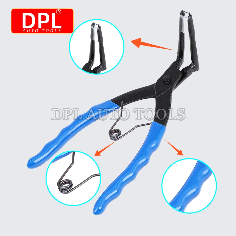 90 Degrees Bending Pliers Heavy-duty Cylinder Internal Ring Remover Retaining Circlip Pliers for Motorcycles Cars Trucks