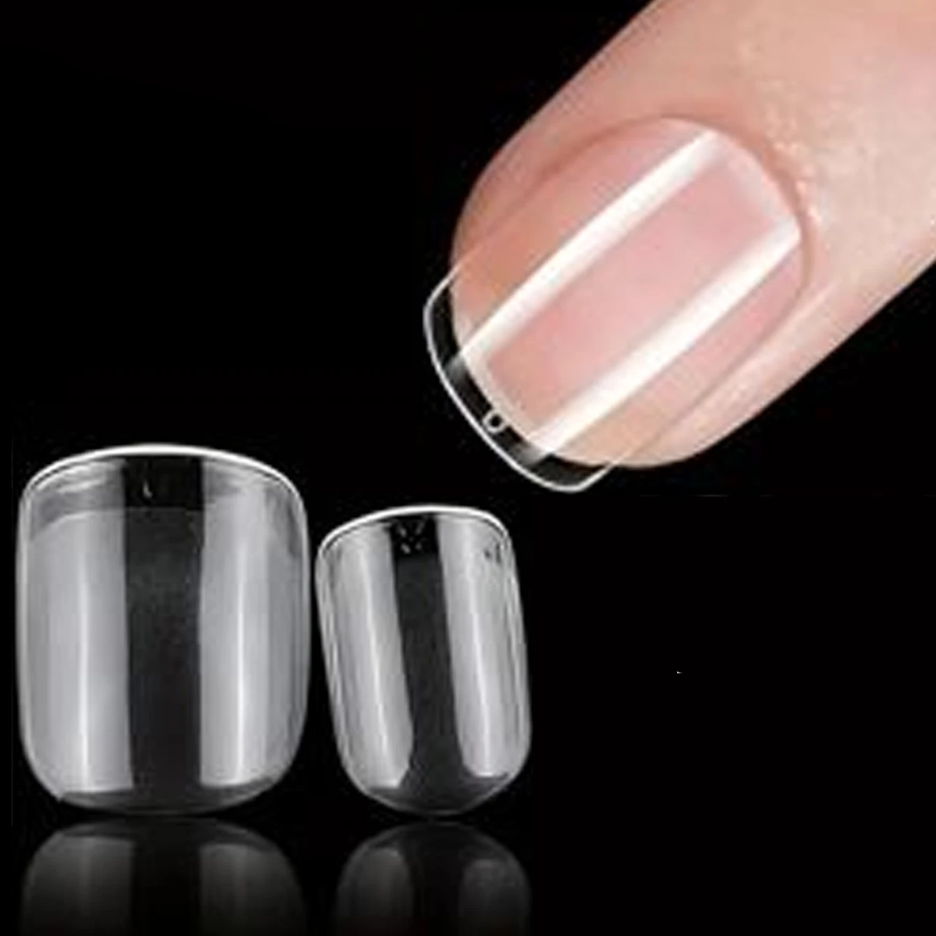 

504PCS- Square semi-frosted fake nails - perfect for nail design and salon extensions - perfect for dating and everyday wear