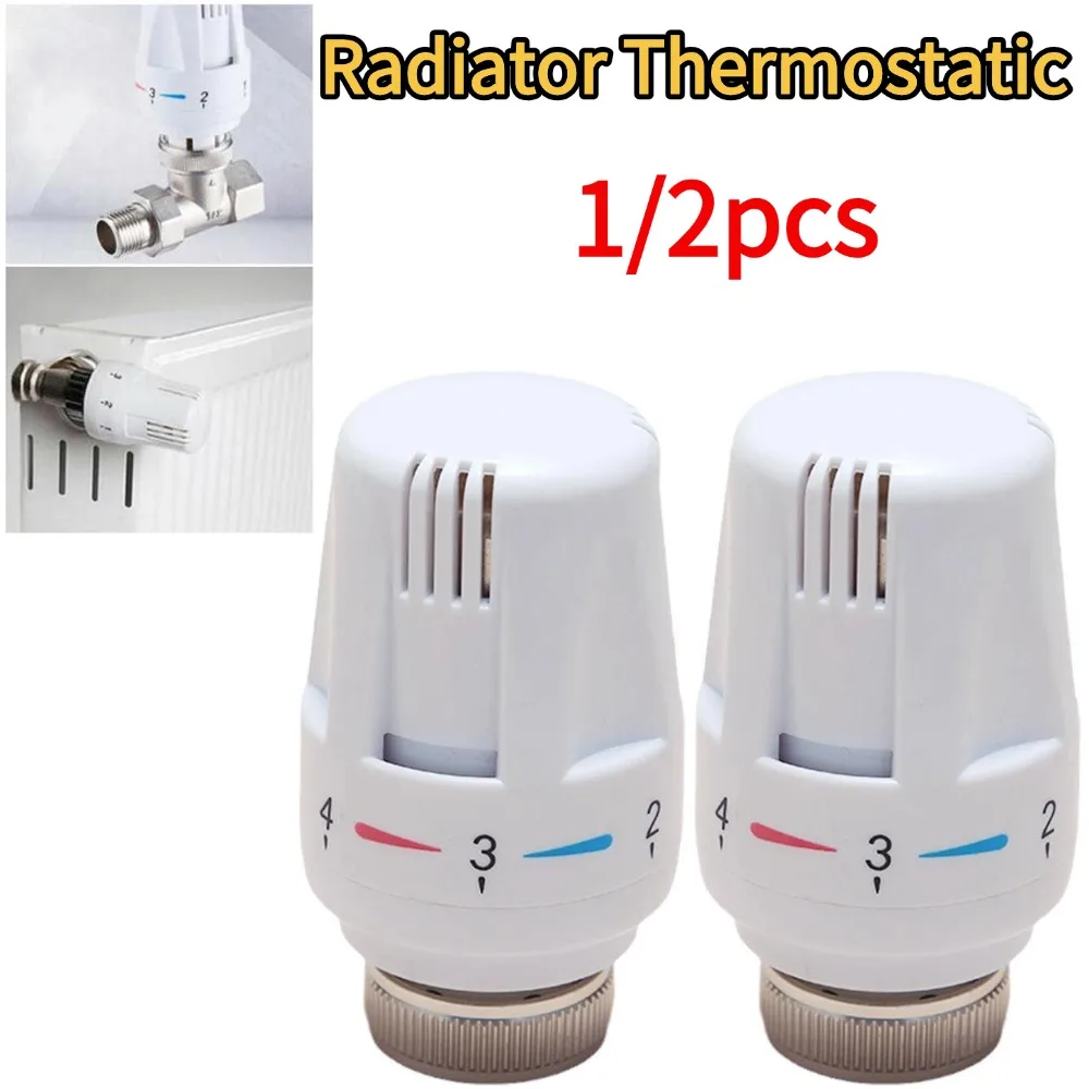 Thermostatic Radiators M30x1.5 Heating Zero Valve Control Floor Heating Temperature Thermostat Remote Controller Radiator Head