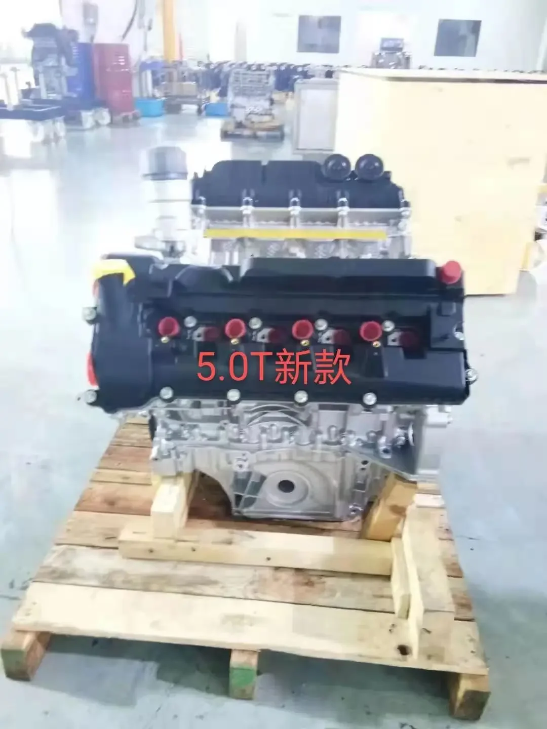 ランドローバー用新型5.0Tエンジン、メーカー製自動車ピストンエンジン組立